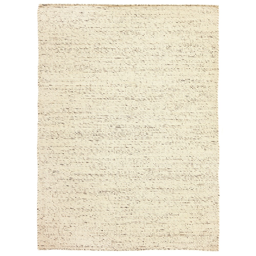 Nordic Touch 7507 Modern Wool Rug in Brown Mix